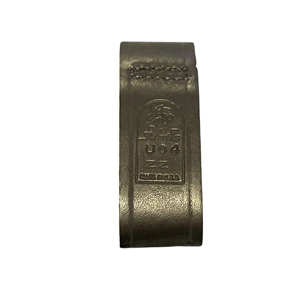 Safariland U04 ZZ Black Leather Handcuff Holder Strap Lift The Dot Snap USA Made